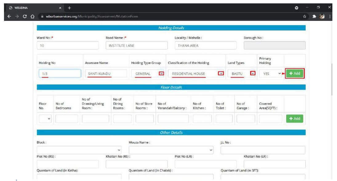 Bidhannagar Municipal Corporation Online Mutation 6 Easy Process