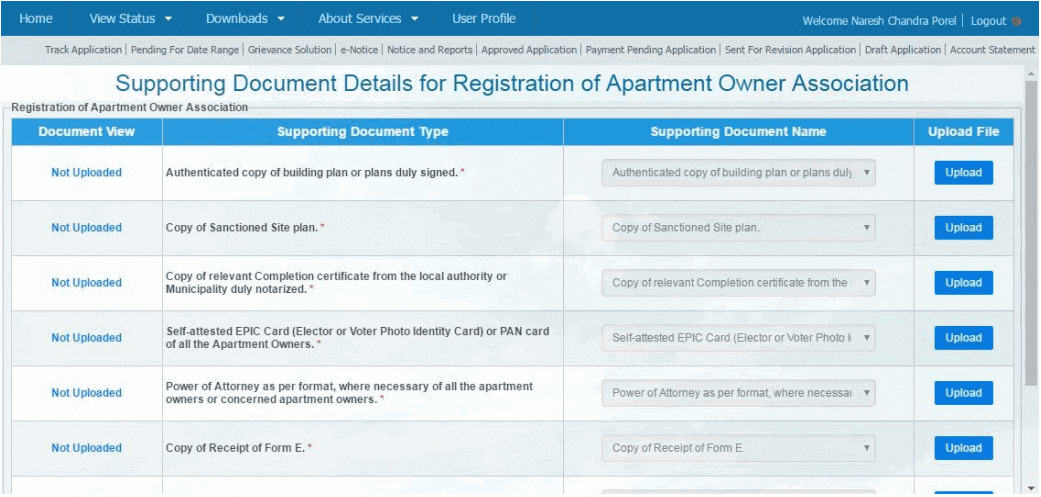 Online Apartment Owners Association Registration in Kolkata 14