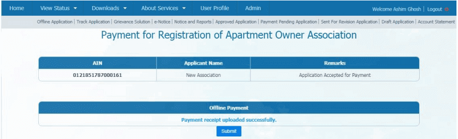 Online Apartment Owners Association Registration in Kolkata 21