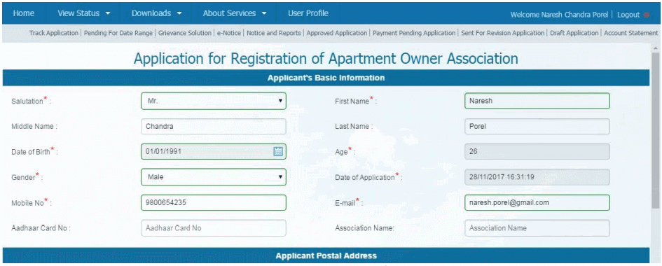 Online Apartment Owners Association Registration in Kolkata 6