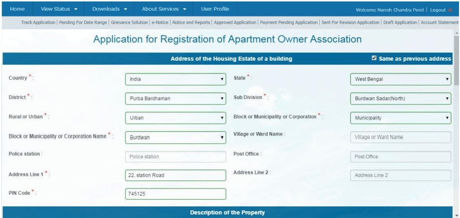 Online Apartment Owners Association Registration in Kolkata 8